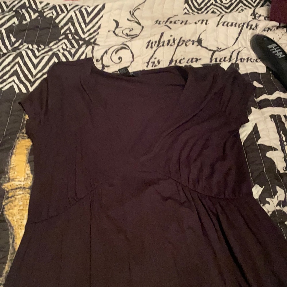 Forever 21 black maxi dress size medium